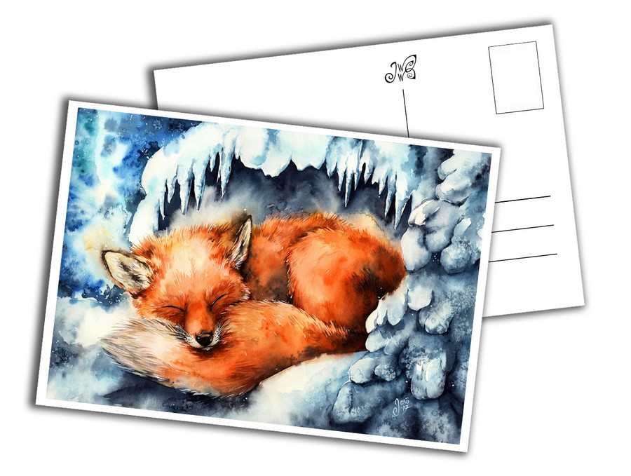 Card - Fox in Winter