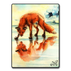 Magnet - Fox on Ice Magnet - Fox on Ice