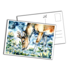 Card - Deer at Dusk Card - Deer at Dusk