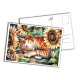 Card - Cat with Sunflowers