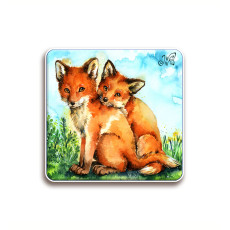 Mousepad - Fox Pups Mousepad - Fox Pups