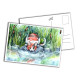Card - Cat at a Pond
