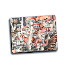 Mousepad - Fox in a Mushroom Forest