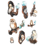 Sticker Set - Owls
